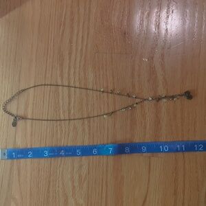 Necklace with colored beads